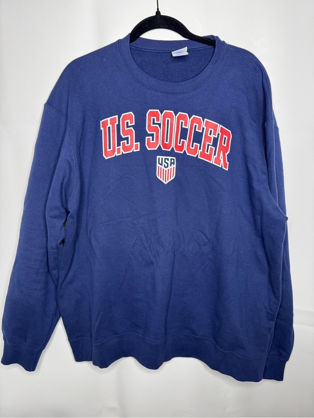 U.S. Soccer Navy Crewneck Sweatshirt - Classic Graphic Pullover
